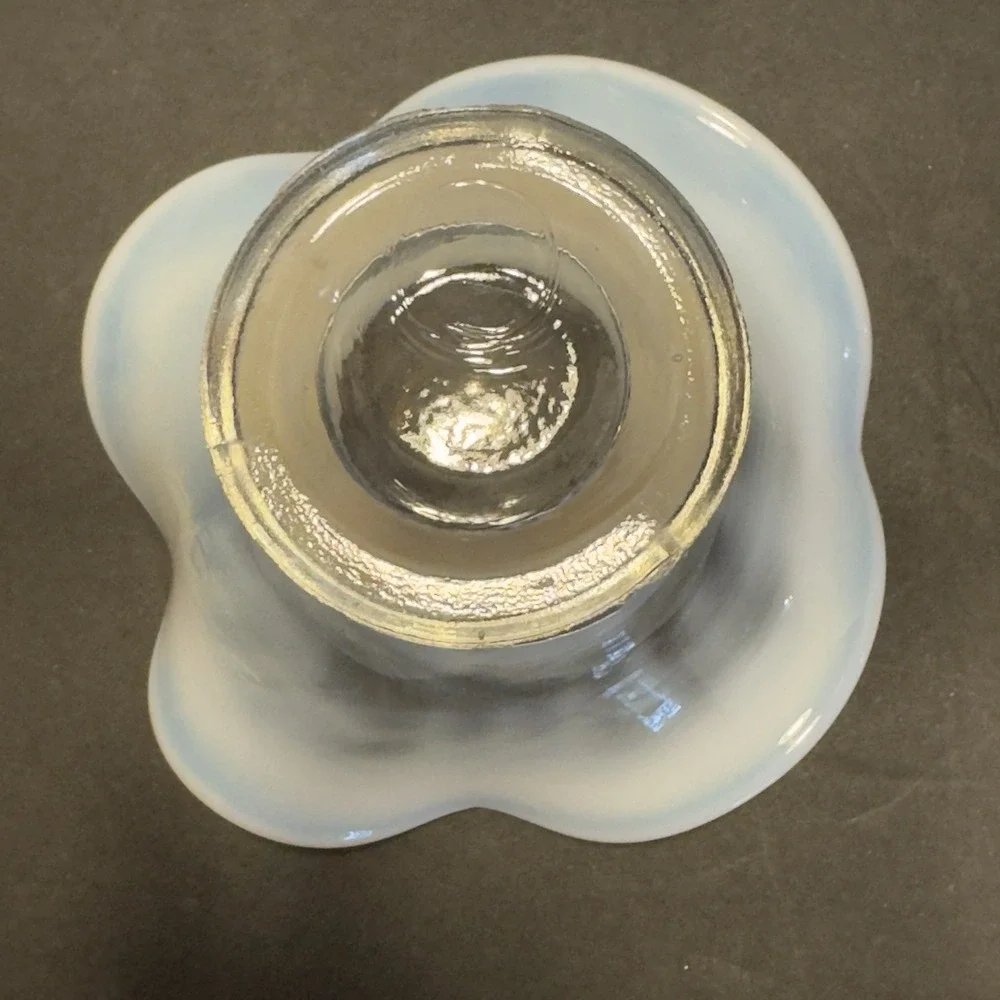 Vintage Fenton French Opalescent Glass Blackberry Spray Small Bowl or Vase